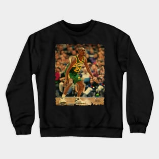 Gary Payton - Vintage Design Of Basketball Crewneck Sweatshirt